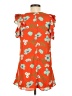 143 story 100% Polyester Orange Kimono Size M - photo 2