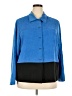 Sarah Bentley Color Block Blue Jacket Size 20 - photo 1