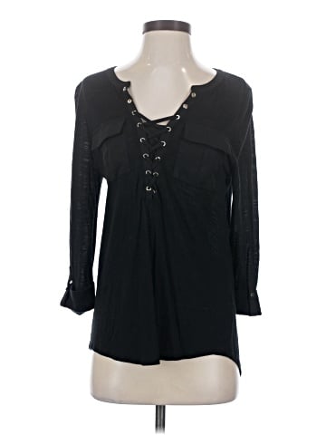 White House Black Market 3/4 Sleeve Blouse (view 1)