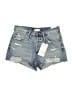 Zara Blue Denim Shorts Size 6 - photo 1