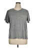 Bcg 100% Polyester Solid Gray Short Sleeve T-Shirt Size 1X - photo 1