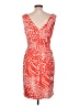 Ann Taylor Print Red Cocktail Dress Size 12 - photo 2