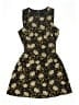 Zara Basic 100% Polyester Paisley Black Cocktail Dress Size XS - photo 1