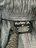 Hurley Chevron-herringbone Gray Athletic Shorts Size 10 - 12 - photo 3