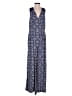 Elevenses 100% Rayon Blue Jumpsuit Size 4 - photo 2