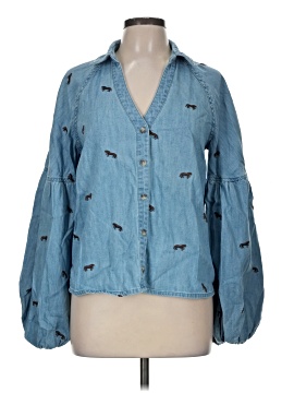 Avec Les Filles Long Sleeve Blouse