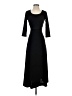 Assorted Brands 100% Polyester Solid Black Cocktail Dress Size 0 - photo 1