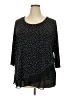 Karen Kane Black 3/4 Sleeve Top Size 2X - photo 1