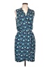 Tart Argyle Blue Cocktail Dress Size L - photo 1