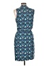 Tart Argyle Blue Cocktail Dress Size L - photo 2