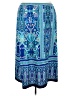 Avenue Paisley Blue Casual Skirt Size 26 - 28 Plus - photo 1