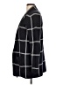 Ann Taylor LOFT 100% Cotton Plaid Black Coat Size L - photo 5