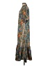 Shein Paisley Blue Casual Dress Size 6 - photo 5