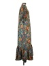 Shein Paisley Blue Casual Dress Size 6 - photo 4