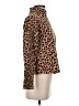 Ann Taylor Animal Print Brown Turtleneck Sweater Size XS - photo 4