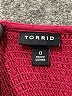 Torrid Solid Maroon Burgundy 3/4 Sleeve Blouse Size Lg Plus (0) - photo 7