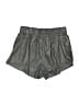 Georgie 100% Polyester Metallic Gray Shorts Size S - photo 2