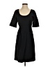 J.Crew 100% Polyester Solid Black Casual Dress Size 2 - photo 1