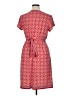 Max Studio Print Red Casual Dress Size XL - photo 2
