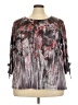 Cj Banks Gray 3/4 Sleeve Blouse Size 3X - photo 1