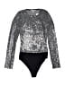 Charlotte Russe Silver Bodysuit Size XS - photo 1