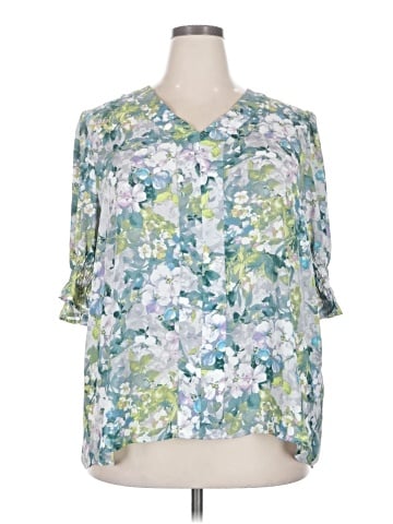 Jones & Co 3/4 Sleeve Blouse (view 1)