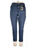 Lee Solid Blue Jeans Size 16 - photo 1