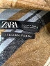 Zara Plaid Brown Coat Size M - photo 6