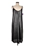 Lumiere Metallic Silver Casual Dress Size M - photo 1