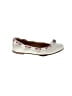 Hunter 100% Leather Ivory Flats Size 6 - photo 1