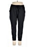 Zella Solid Black Casual Pants Size XL - photo 1