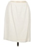Le Suit 100% Polyester Solid Ivory Formal Skirt Size 8 - photo 1