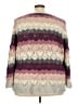 North Style Chevron-herringbone Purple Pullover Sweater Size 3X - photo 2