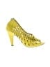 Loeffler Randall Yellow Sandals Size 6 1/2 - photo 1
