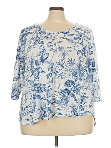 Nicole Miller New York 3/4 Sleeve T-Shirt (view 1)