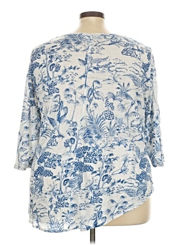 Nicole Miller New York 3/4 Sleeve T-Shirt (view 2)