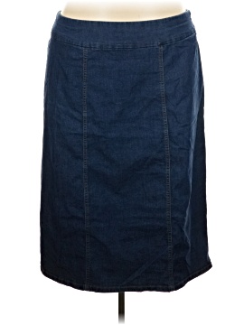 Woman Within Denim Skirt