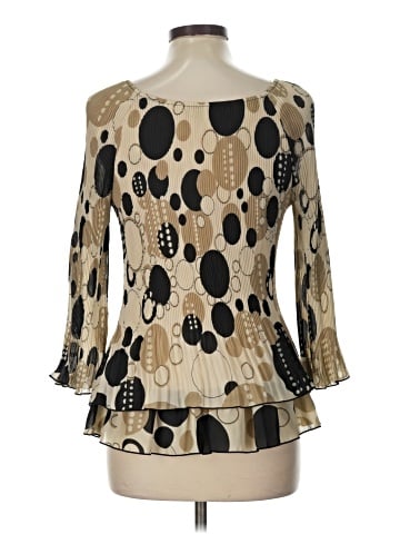 Signature by Larry Levine 3/4 Sleeve Blouse (view 2)