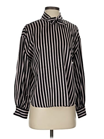 Zara Basic Long Sleeve Blouse (view 1)