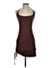 Unbranded Solid Brown Cocktail Dress Size XS - photo 1