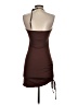 Unbranded Solid Brown Cocktail Dress Size XS - photo 2