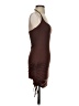 Unbranded Solid Brown Cocktail Dress Size XS - photo 4