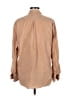 Xirena 100% Cotton Metallic Tan Long Sleeve Button-Down Shirt Size M - photo 2