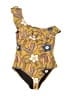 Ulla Johnson Print Brown One Piece Swimsuit Size M - photo 1