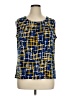 Kasper Blue Sleeveless T-Shirt Size 1X - photo 1