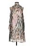 Everly 100% Polyester Graphic Gray Cocktail Dress Size S - photo 1