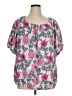Torrid Pink Short Sleeve Blouse Size 1X Plus (1) - photo 1