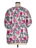 Torrid Pink Short Sleeve Blouse Size 1X Plus (1) - photo 2