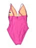 J.Crew Color Block Pink One Piece Swimsuit Size 2 - photo 2