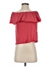 Splendid Red Short Sleeve Top Size S - photo 1